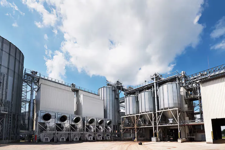 Automação de portão industrial